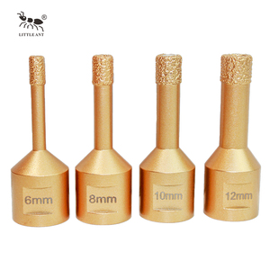 Punte diamantate LITTLE ANT per carotaggio, cemento, porcellana, pietra, granito, marmo, ceramica, vetro, M14, brasate sottovuoto, per piastrelle, 60mm - Product Image 2
