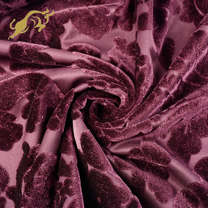 Bán Chạy Vải Nhung Màu Trơn <span class=keywords><strong>Ks</strong></span> Với Vải Nhung Dệt Hoa Polyester In Lấp Lánh Cho Váy - Product Image 5