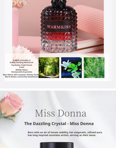 Perfume de Rosas para Mujer, Fragancia Duradera, en Botella de Vidrio de 50ml, Aroma Floral Amaderado, Venta al Por Mayor - Product Image 5