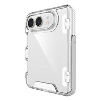 Étui de protection en métal avec charnière et béquille pour iPhone Duo 18 Fold, compatible avec iPhone 18, 17 Air, 16E, 15 Pro Max