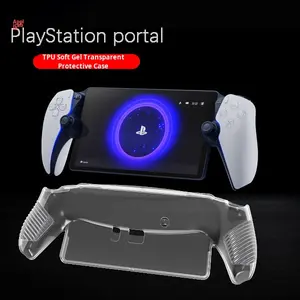 Pour Accessoires <span class=keywords><strong>Sony</strong></span> PS5 <span class=keywords><strong>Coque</strong></span> <span class=keywords><strong>Portable</strong></span> Transparente en TPU Souple Anti-Rayures avec Revêtement Protecteur pour PS5 Portal - Product Image 2
