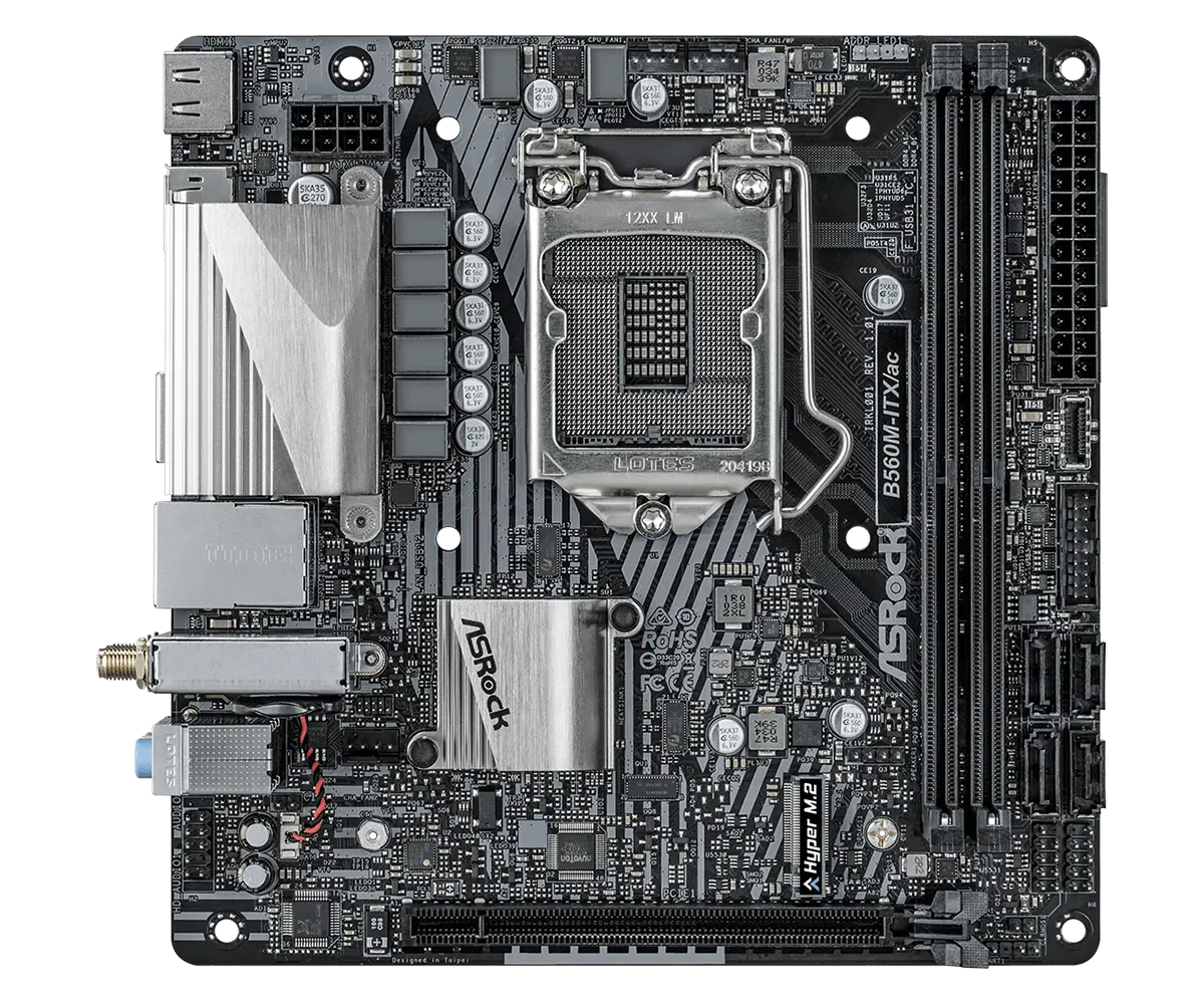 10th и 11th поколения Intel Core i3 i5 i7 гнездо 1200 DDR4 4600 МГц (OC) MINI-ITX материнская плата B560M-ITX/переменного тока для Asrock