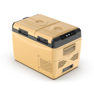 KLD58 Nouvelles Arrivées Alpicool Réfrigérateur de voiture 12V 24V DC Réfrigérateur à compresseur Congélateur double zone AC Portable Réfrigérateur de <span class=keywords><strong>camping</strong></span> pour voiture - Product Image 1