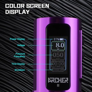 <b>Wireless</b> Tattoo Pen Machine 2000mAh RCA <b>Adapter</b> Cord Ring Control Body Art PMU Cartridge Tattoo Gun - Product Image 3
