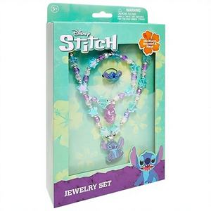 PRÊT À LA VENTE H.E.R. Accessoires Licenciés Stitch Play – Ensemble de Bijoux Thème Princesse 3 Pièces – Collier Perlé Classiques Intemporels - Product Image 1