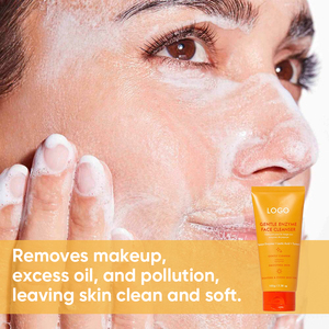 Marque privée Maquillage à l'acide lactique éclaircissant pour le visage Élimination des cellules mortes Nettoyant enzymatique blanchissant à la papaye pour tous les types de peau - Product Image 3
