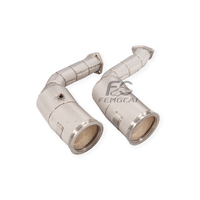 Tubo de Escape Deportivo de Acero Inoxidable para Audi RSQ8 4.0T 2019-2023, Tubo Frontal de Alto Rendimiento
