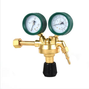 Réducteur de pression en acétylène tout en cuivre de style européen avec manomètre de dioxyde de carbone pour soudage et découpe W21.8 - Product Image 2