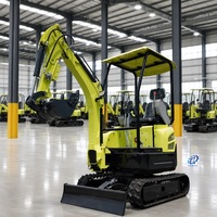 Mini-excavatrice à chenilles 1,5 tonne, 1 tonne, 2 tonnes avec moteur Kubota EPA EURO 5, livraison gratuite, prix concessionnaire, pour usage domestique