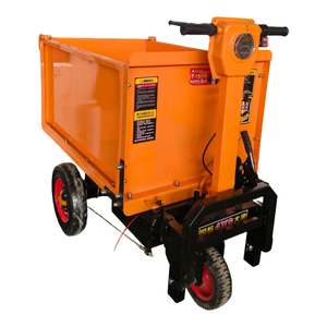 건설 현장 자재 운반용 소형 전기 덤퍼 삼륜차, 견고한 재질의 두꺼운 재질의 쓰레기통 트롤리 - Product Image 3