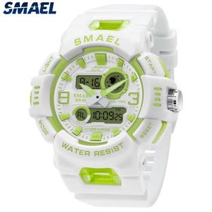 Nouveauté SMAEL 8083 Montre sport numérique et analogique pour homme, couleur blanche, chronographe, personnalisez votre propre logo - Product Image 5