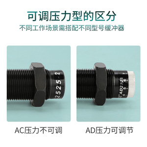 Amortisseur hydraulique réglable AC0806-2/2030-2, modèle de ressort de cylindre AD2540-5/2525-5 - Product Image 4