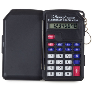 Calculadora Electrónica Kenko KK-568A de 8 Dígitos, Tamaño de Bolsillo con Anillo para Llaves - Product Image 1