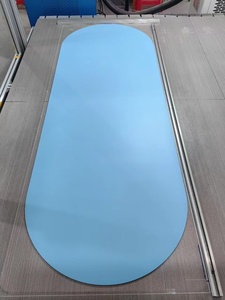 CZFIT Custom Logo Factory Wholesale 4.8mm Curve Oval U Shaped Coconut Pilates Yoga Mat Beige <b>Matt</b> PU <b>Rubber</b> Eco-Friendly - Product Image 6
