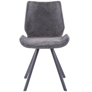 Chaise de salle à manger moderne, 3 h libre pour loisir, ensemble de siège croisé en métal blanc, presbyte, Yuhai, Cosy - Product Image 2