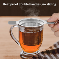 Infuseur à thé en vrac détachable, fabriqué sur mesure, sans BPA, avec couvercle, en maille extra fine, compatible avec les tasses, écologique, vente directe usine