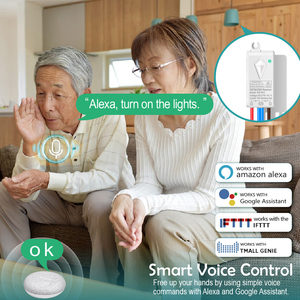 Kit interruttore luce intelligente Wireless WiFi 2.4Ghz Alexa e telecomando Google nessun Hub richiesto per lampada a LED da soffitto Max. Corrente 10A - Product Image 6