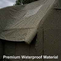 Tente de camping gonflable pour SUV, imperméable, en Oxford, grande, double couche, installation rapide