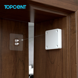TOPCENT Ferme-porte automatique Commercial Multifonctionnel Capteur sans poinçon Rapide Facile Conception moderne Matériau en acier - Product Image 1