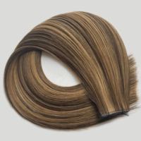 Ekstensi Rambut Haiy 2026 Terlaris Tipis Tak Terlihat Anti Kusut & Anti Rontok Genius Weft Raw Cuticle Aligned Double Drawn Pengiriman Cepat