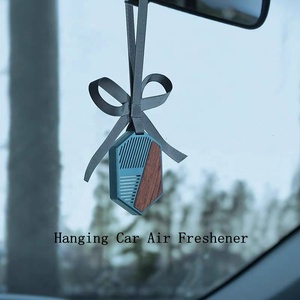 Ambientador de Coche de Lujo Más Vendido, <span class=keywords><strong>Perfume</strong></span> Duradero con Fragancia a Naranja, Decoración Colgante de Aleación de Madera y Metal, Regalo Promocional - Product Image 3