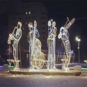 Luces LED personalizadas IP65 para instrumentos musicales, para decoración navideña, jardín exterior y uso en festivales. - Product Image 1