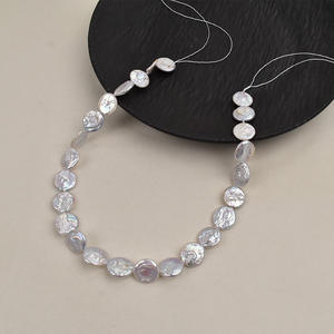 Perles d'eau douce naturelles faites à la main en forme de goutte d'eau baroque de 14*18 mm, perles en vrac pour la fabrication de bijoux - Product Image 4