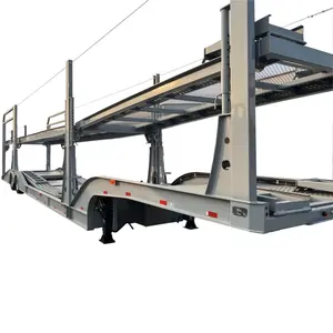 La mejor calidad 2 3 5 Axle Transport 6-20 Vehicles Car Carrier Trailer Malasia