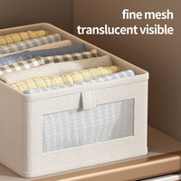 Boîte de Rangement Pliante Très Vendue pour Vêtements, Sous-vêtements, Jouets et Divers, Organisateur de Placard et Dressing
