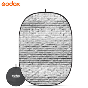 Fondale 3D Pieghevole a Doppia Faccia con Effetto Muro di Mattoni, Scenografia per Ritratti con Paesaggio Urbano - Product Image 3