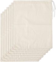 Sac à cordon en toile écologique personnalisé pochette en coton petit sac à cordon en lin naturel promotionnel avec logo imprimé