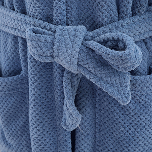 Vente en gros de vêtements de nuit de couleur unie pour femmes pour la maison, logo personnalisé, peignoir en velours corail confortable et épais pour l'hôtel, <span class=keywords><strong>spa</strong></span> et baignade - Product Image 5