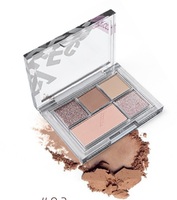 Palette de fards à paupières en poudre OEM ODM certifiée CE HALAL, fini scintillant et mat, multi-tons, logo personnalisé, marque privée, vente en gros