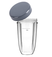 Gobelets de blender de 24 oz, pièces de rechange pour le mixeur Nutribullet, gobelet de 24 oz pour Nutribullet 600w 900w avec couvercle plat