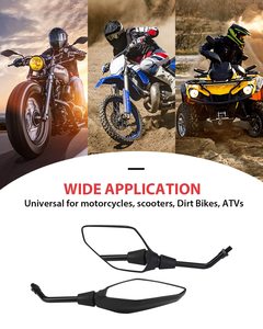 Gương chiếu hậu xe máy đa năng 7/8 inch 22mm, gương tay lái xe máy, gương chiếu hậu bên cạnh có tem E, kèm bu lông ren M8/M10 - Product Image 5