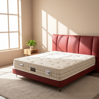 Matelas à ressorts Bonnel mousse gel ultra respirant, technologie fraîcheur, anti-acariens, adapté aux chambres domestiques