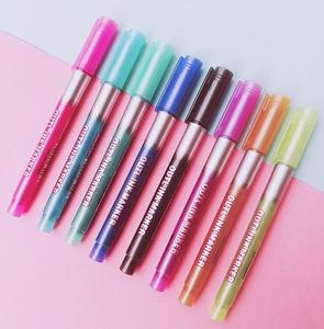 2021 Hot Selling 8 and 12 Colors Painting Pen School Stationery Colorful Outline Marker Set for <b>Card</b> Drawing - Product Image 3