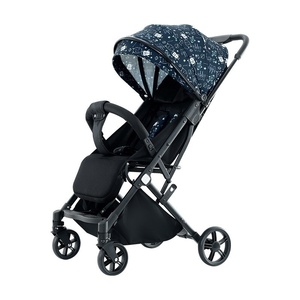 Poussette bébé en acier haute teneur en carbone, quatre roues, inclinable, pliable en trois, universelle quatre saisons, compatible avion - Product Image 5