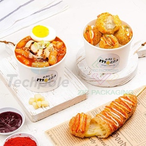 Platos de Papel Ecológicos y Económicos de Doble Pared con Asa Personalizada para Arroz, <span class=keywords><strong>Sushi</strong></span>, Pasteles, Panadería, Sopa, Barbacoa, Fiestas, Tazón Bento con Tapa - Product Image 4