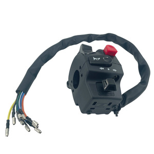 Interrupteur de guidon gauche pour moto Mochi avec phare, klaxon, clignotant et feu de dépassement pour vélo électrique et tout-terrain - Product Image 5