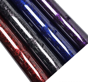 Autocollant de carrosserie de voiture complet en vinyle <span class=keywords><strong>camouflage</strong></span> noir et rouge 1,52*20m - Product Image 4