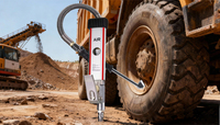 Manomètre de pression de pneu portable en alliage d'aluminium argenté avec cadran gradué, précision de 5 %, plage <160 PSI, poignée pistolet pour gonflage/dégonflage