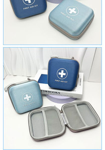 ポータブル屋外緊急防水小型薬箱手持ちナイロン収納バッグ家庭用医薬品用 - Product Image 3