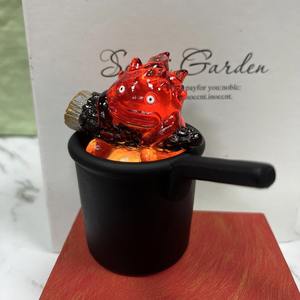 Película 3D Flame Calcifer Night Light Resina Adornos decorativos <span class=keywords><strong>Anime</strong></span> Figuras de acción - Product Image 1