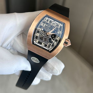 Montre mécanique de luxe pour homme RM 67-01, ultra-fine, boîtier en alliage de titane de forme tonneau, verre saphir, montre de business - Product Image 5