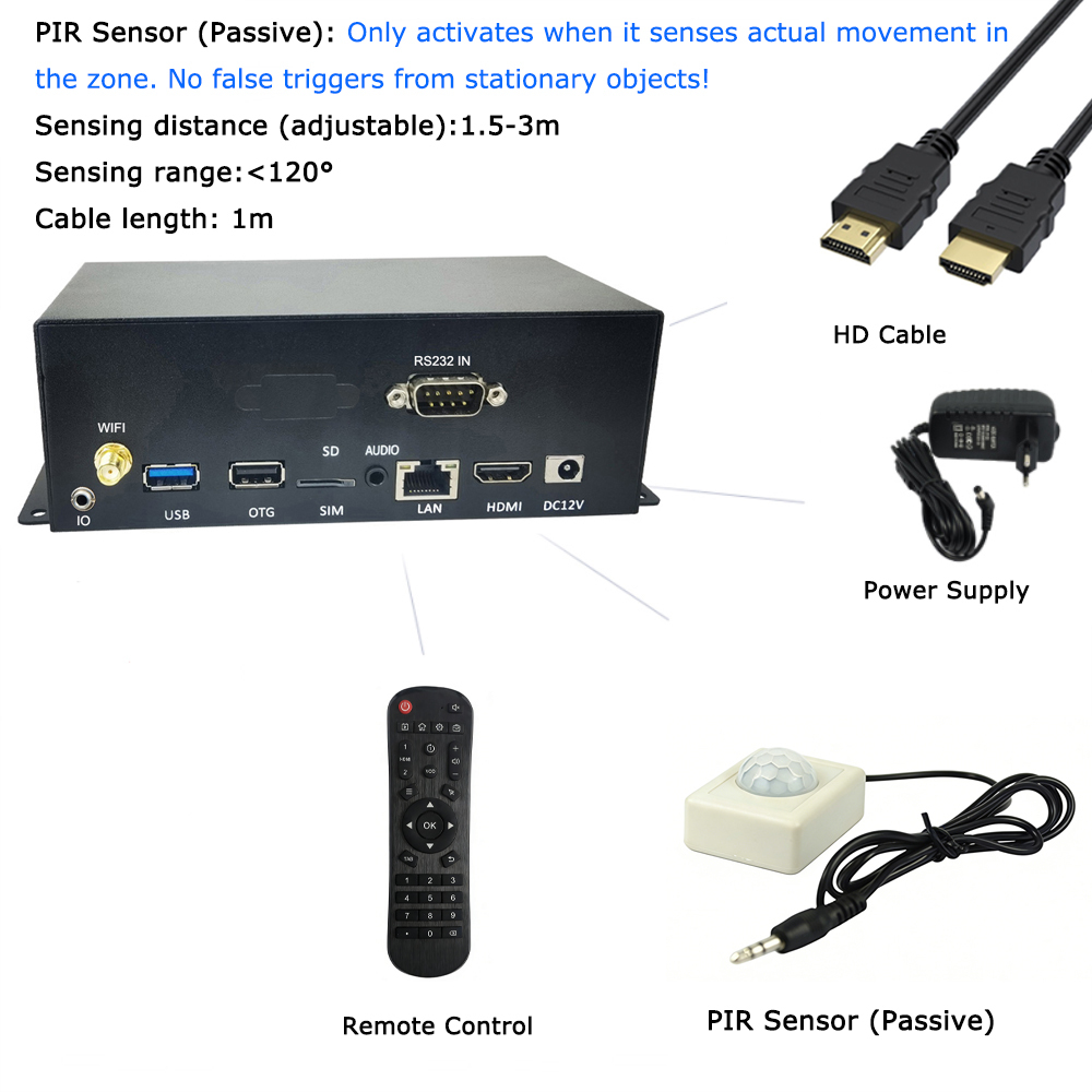 MPC3840-3, เซ็นเซอร์ PIR