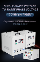 Convertidor de Fase Única a Trifásica 220v/240v 80kw 100kw, Convertidor de Fase Única a Trifásica 380v
