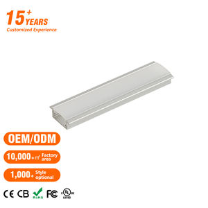 โปรไฟล์แสงตกแต่งคุณภาพสูง LED อลูมิเนียมช่อง 17 * 8 มม. โปรไฟล์ LED อลูมิเนียมแบบฝังฝ้าเพดาน - Product Image 1