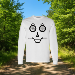 T-shirt à manches longues Bike Parts Face pour les amateurs de vélo - Product Image 3