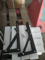Support pliable DIY de haute qualité à 90 degrés pour table, en acier inoxydable, de 8 à 20 pouces, supports d'étagère pliables en métal à fixation murale